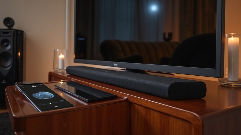 calibrate soundbar bass balance