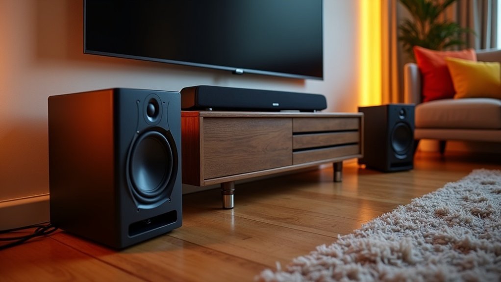 connecting soundbar to subwoofers