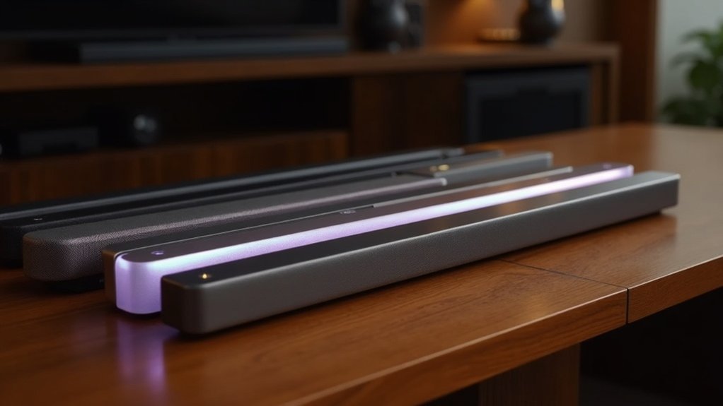 frosted channel light soundbars