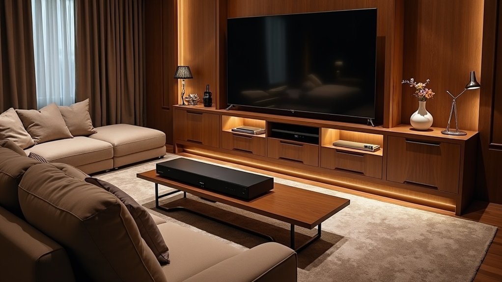 soundbar corner table recommendations