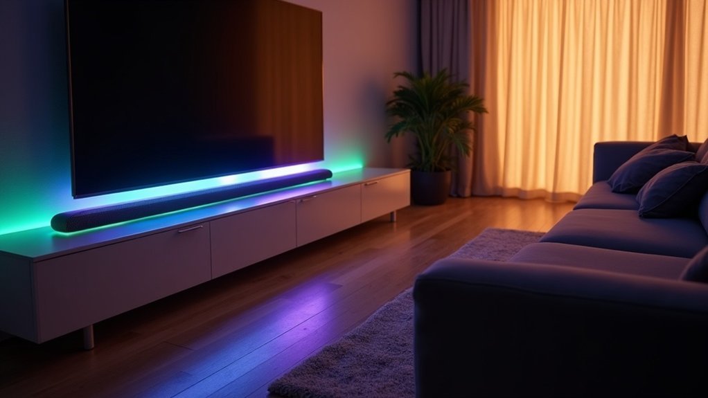 soundbar diffuser channel lights