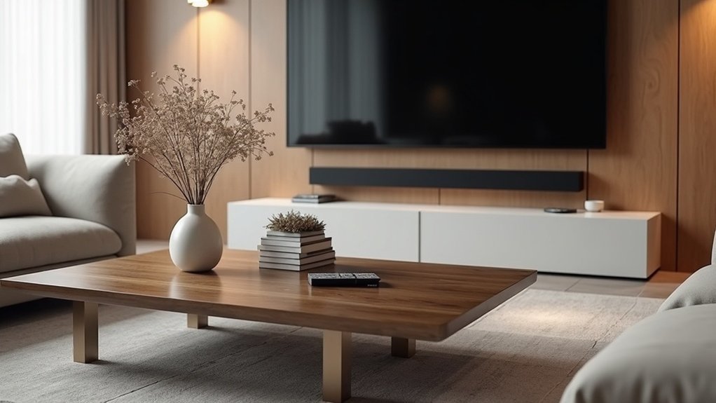 soundbar integrated coffee tables