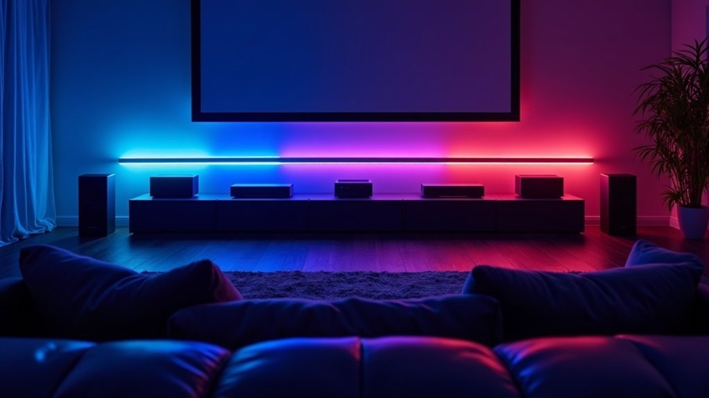 soundbar lighting home theater