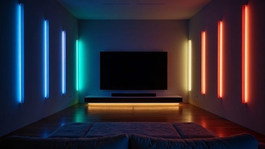 soundbar lighting home theater