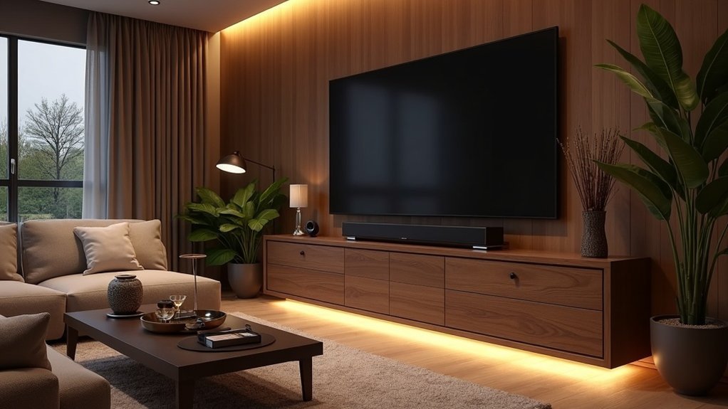 soundbar stands for corners