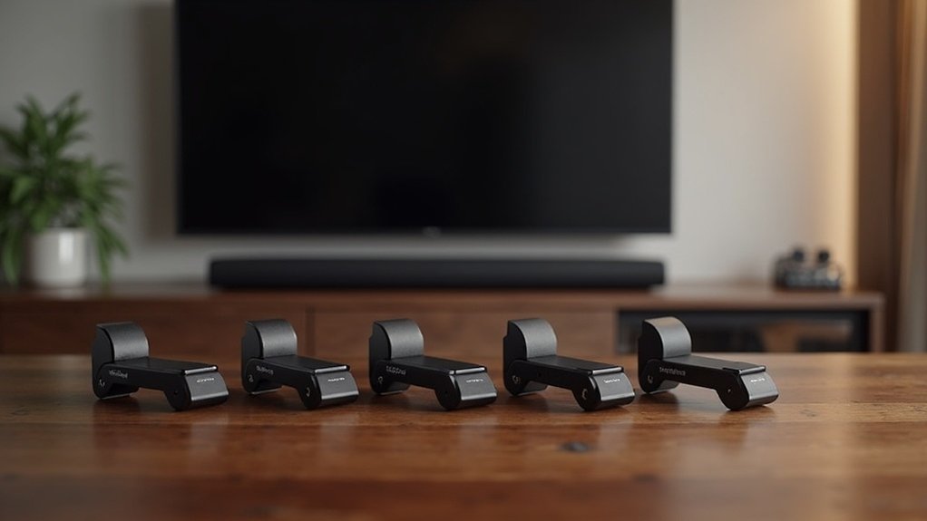 tv mount soundbar clamps