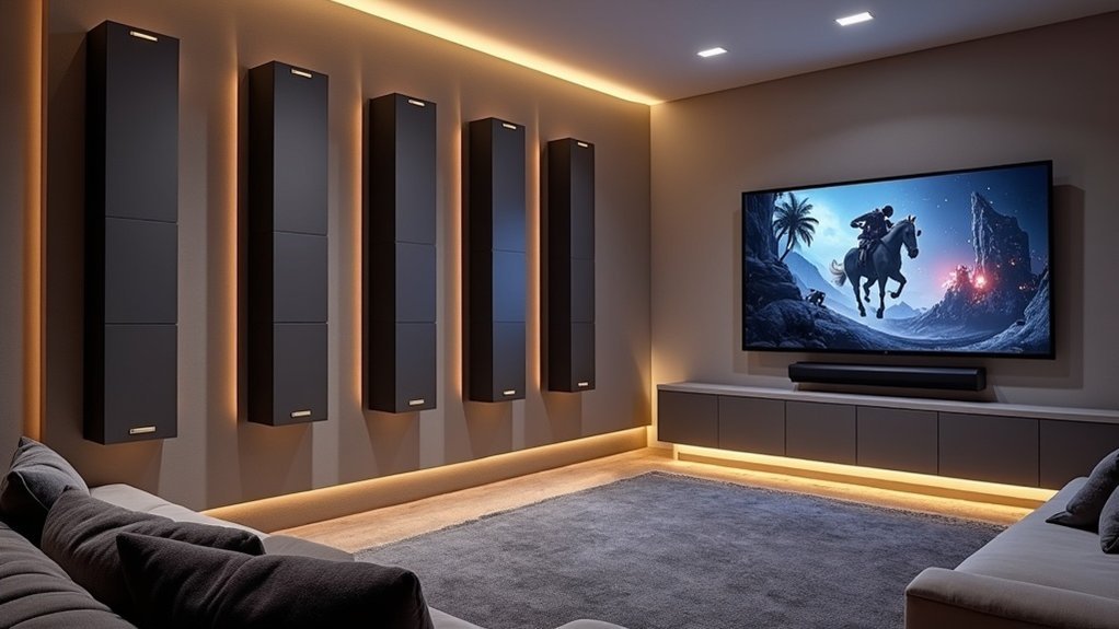 ust projector cabinets soundbar